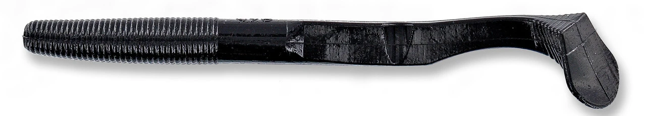 Gary Yamamoto 5" Swimming Senko Worm Soft Bait 10 Pk - Black