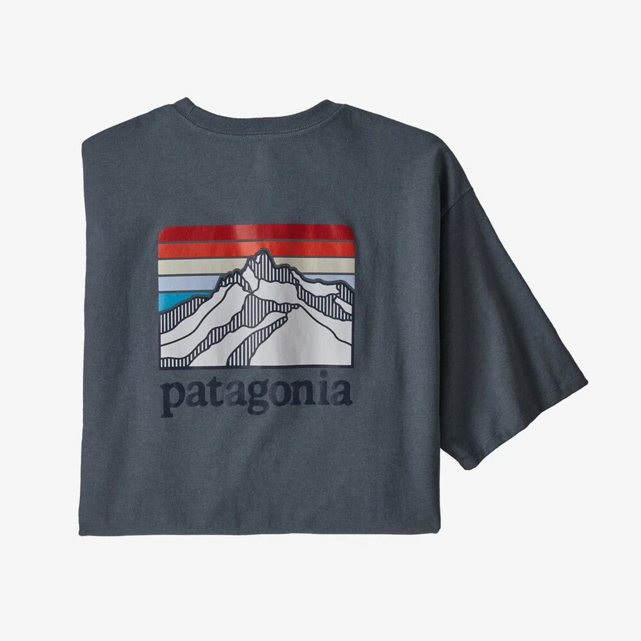 Patagonia Men's Ling Logo Ridge Pocket Responsibili- Tee