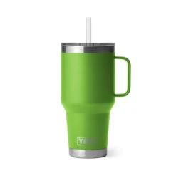 YETI Rambler 35 Oz Canopy Green BPA Free Straw Mug