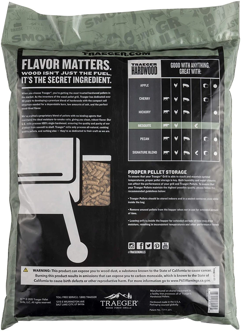 Traeger Grills Mesquite 100% All-Natural Wood Pellets - Image 2