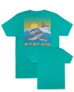 Columbia Sportswear Columbia PFG Caelid Short Sleeve Tee - Bright Aqua