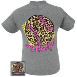 Girlie Girl Softballin T-Shirt - Graphite