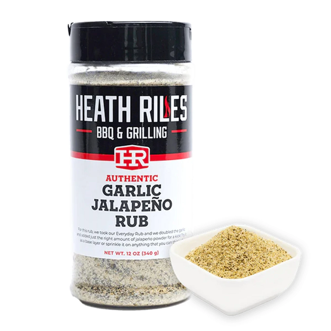 Heath Riles BBQ Garlic JalapeƱo Rub Shaker - Image 3