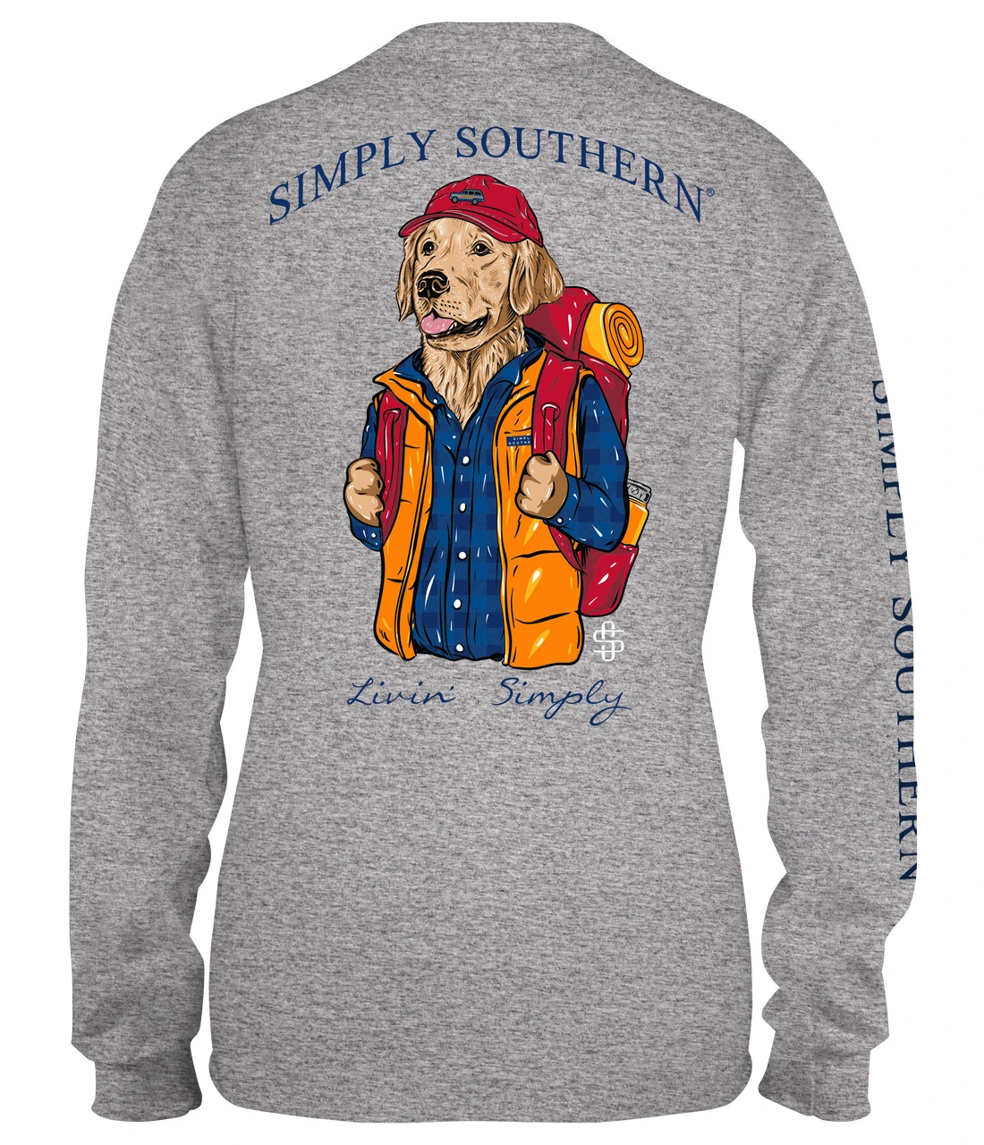 Simply Southern Women's Long Sleeve Cool Dog