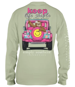 Simply Southern Women's Long Sleeve Keep Life Simple T-Shirt