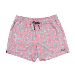 Aftco Men's Strike Print Fishing Swim Trunks
