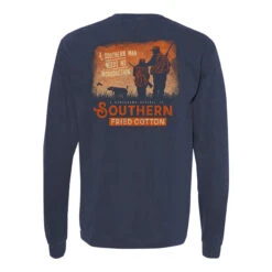 Southern Fried Cotton Southern Man Long Sleeve Tee