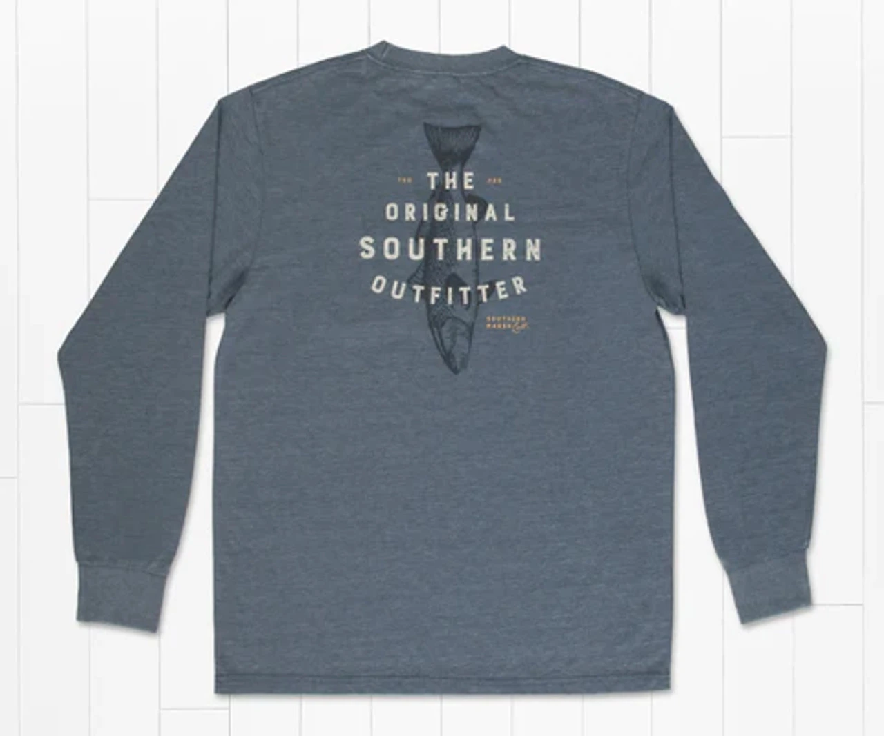 Southern Marsh Long Sleeve Seawash The Original Co. Redfish