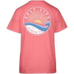 Salt Life Women's A Perfect Day T-Shirt- Flamingo