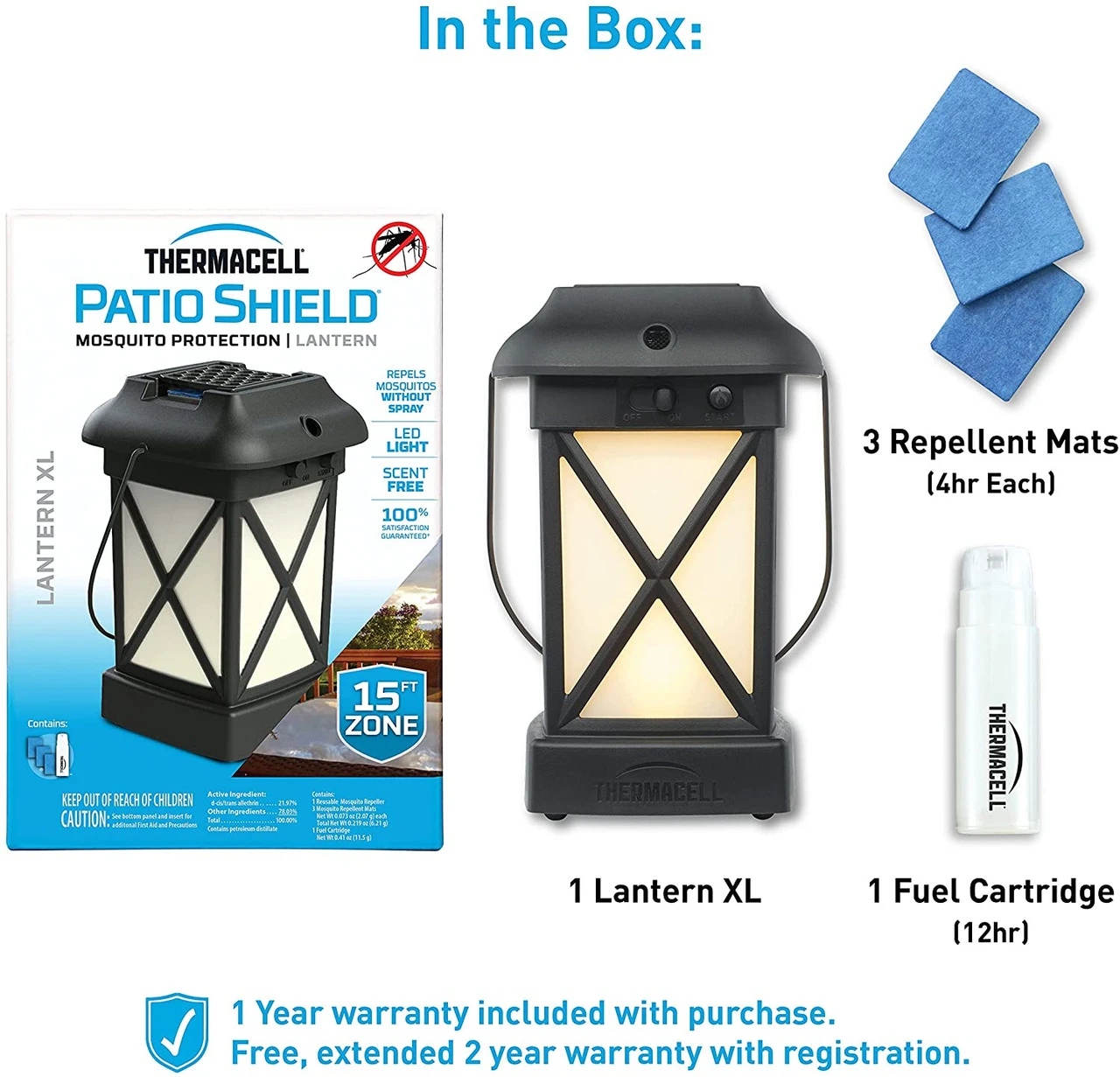 Thermacell Patio Lantern Bug Repeller - Image 2