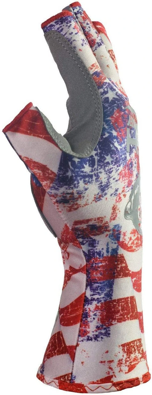 Fish Monkey Half Finger Guide Glove Americana - Image 4
