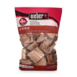Weber Firespice Cherry All Natural Cherry Wood Smoking Chunks 350 Cu In
