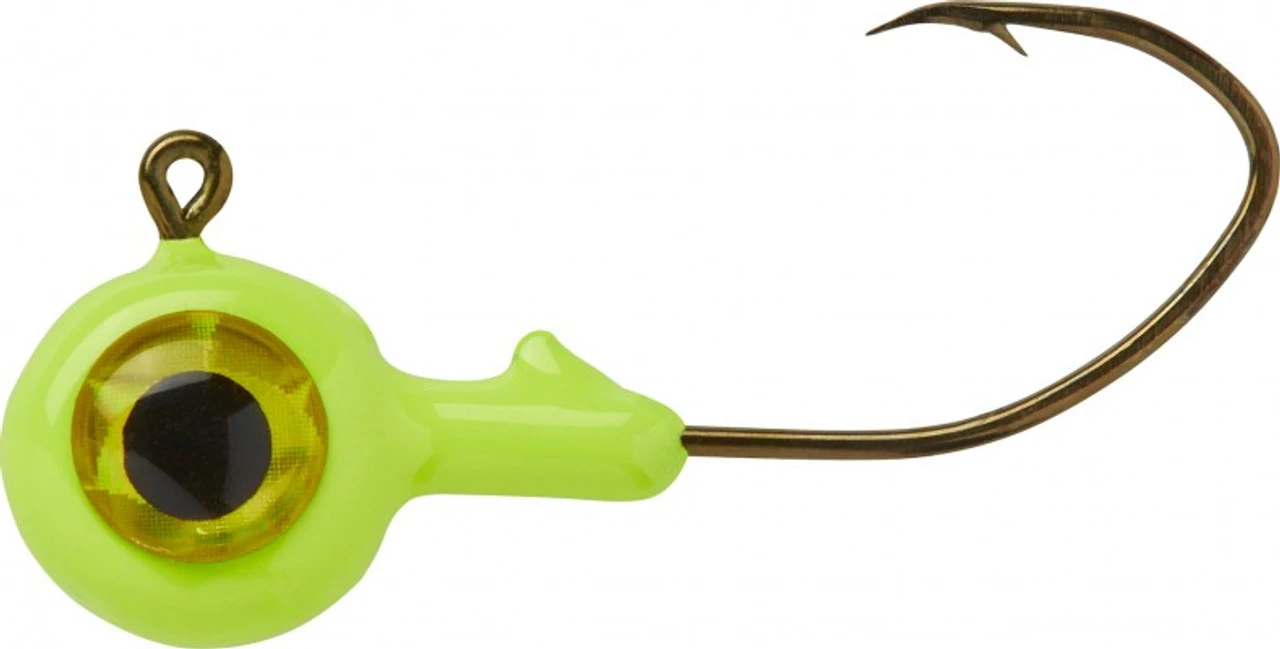 Mister Twister Sassy Stingum Jighead Chartreuse 1/8 Ounce