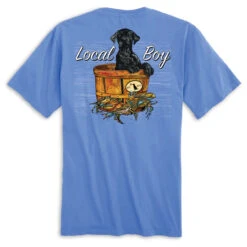 Local Boy Crabby Basket Tee - Marine