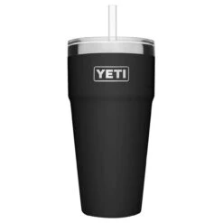 Yeti Rambler 26 OZ Straw Cup - Black