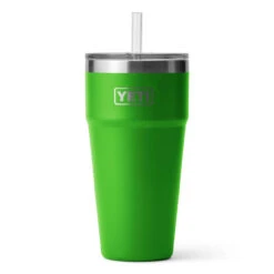 YETI Rambler 26 Oz Canopy Green BPA Free Straw Cup