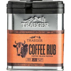 Traeger Grills Coffee And Black Pepper Seasoning Rub 8.25 Oz