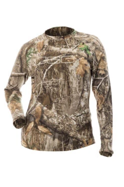 DSG Outerwear Women's Long Sleeve Camo Tech Shirt Realtree Edge