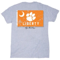 Palmetto Shirt Co. Clemson Liberty Flag T-Shirt