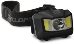 Cyclops 250 Lumen LED Headlamp With Green COB LED Side Illumination