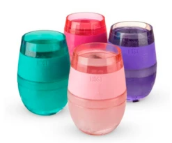 Wine Freeze Translucent Cooling Cups Set Of 4