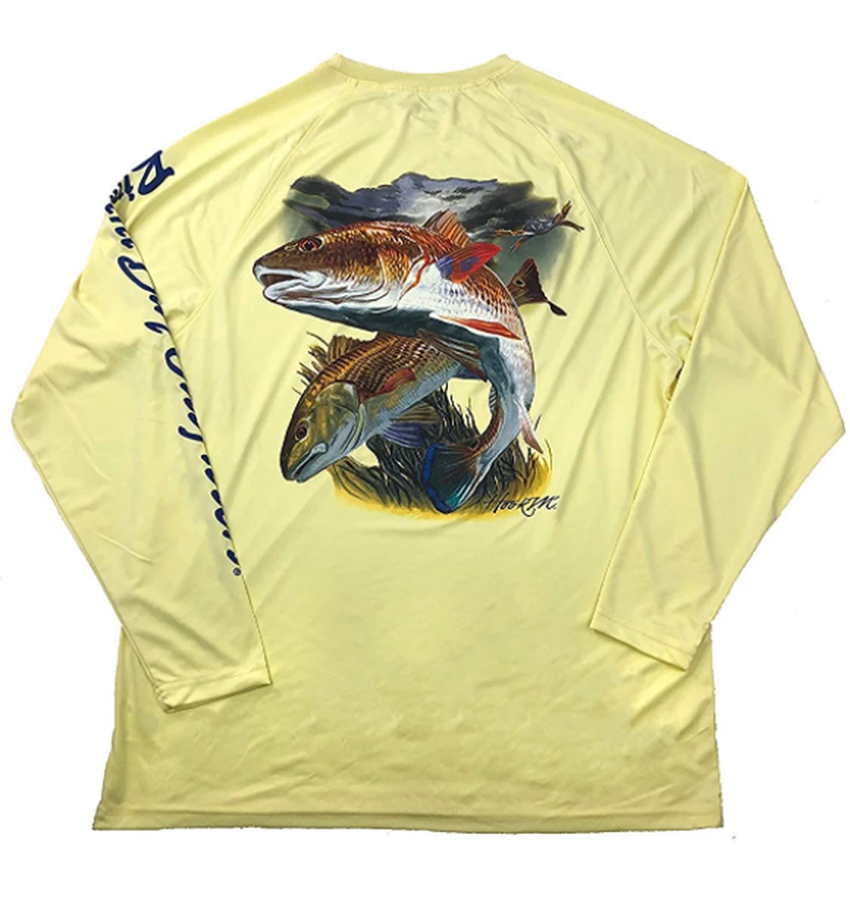 Bimini Bay Hook M' Performance Graphic Long Sleeve Shirt - Image 3