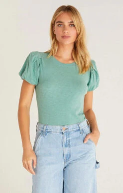 Z Supply Alyce Slub Top-Cactus