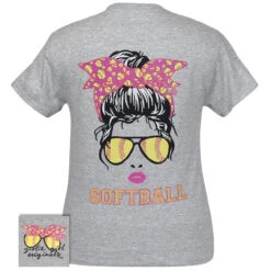 Girlie Girl Messy Bun T-Shirt