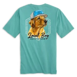 Local Boy Lab In Hat T-Shirt