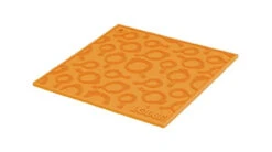 Lodge Cast Iron Square Silicone Skillet Trivet, 7 In. Orange