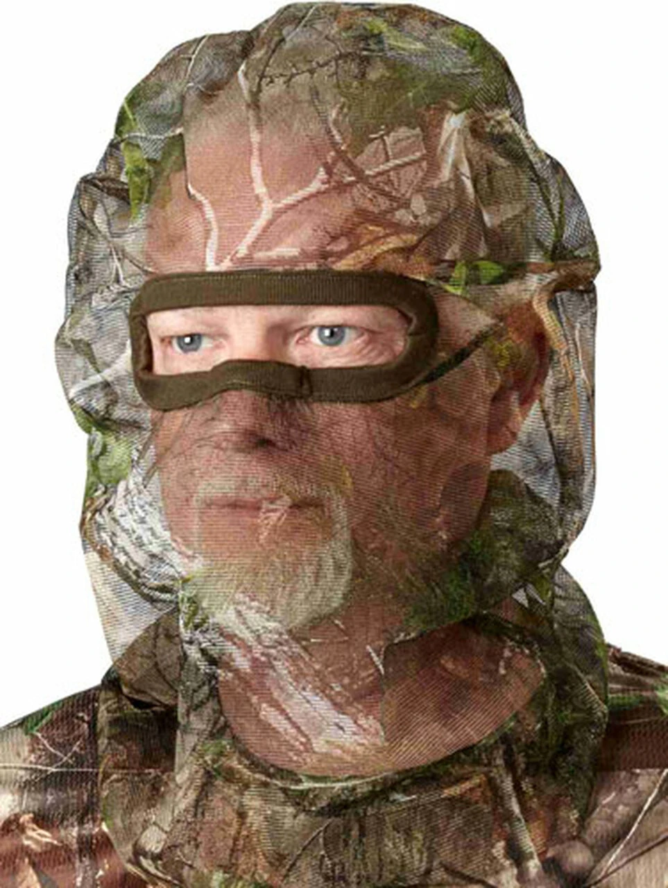 Hunter's Specialties Camo Head Net / Facemask - Realtree Edge - Image 2