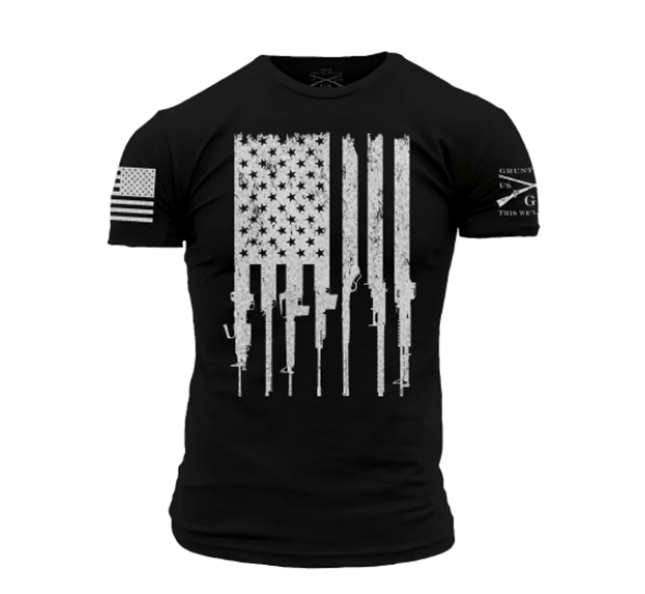 Grunt Style Rifle Flag T-Shirt