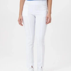 Renuar Women's White Woven Pant