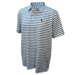 Local Boy Outfitters Seabrook Polo - Teal/Cobalt/White