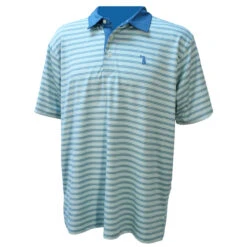 Local Boy Sullivan Polo - Teal/Light Blue/Grey